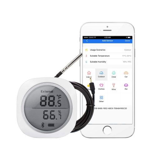Inkbird Bluetooth Thermometer & Hygrometer Smart Sensor IBS-TH1 Plus